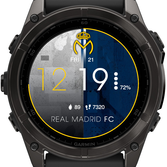 Real Madrid Football Soccer Digital Watch Face · Screenshot 2