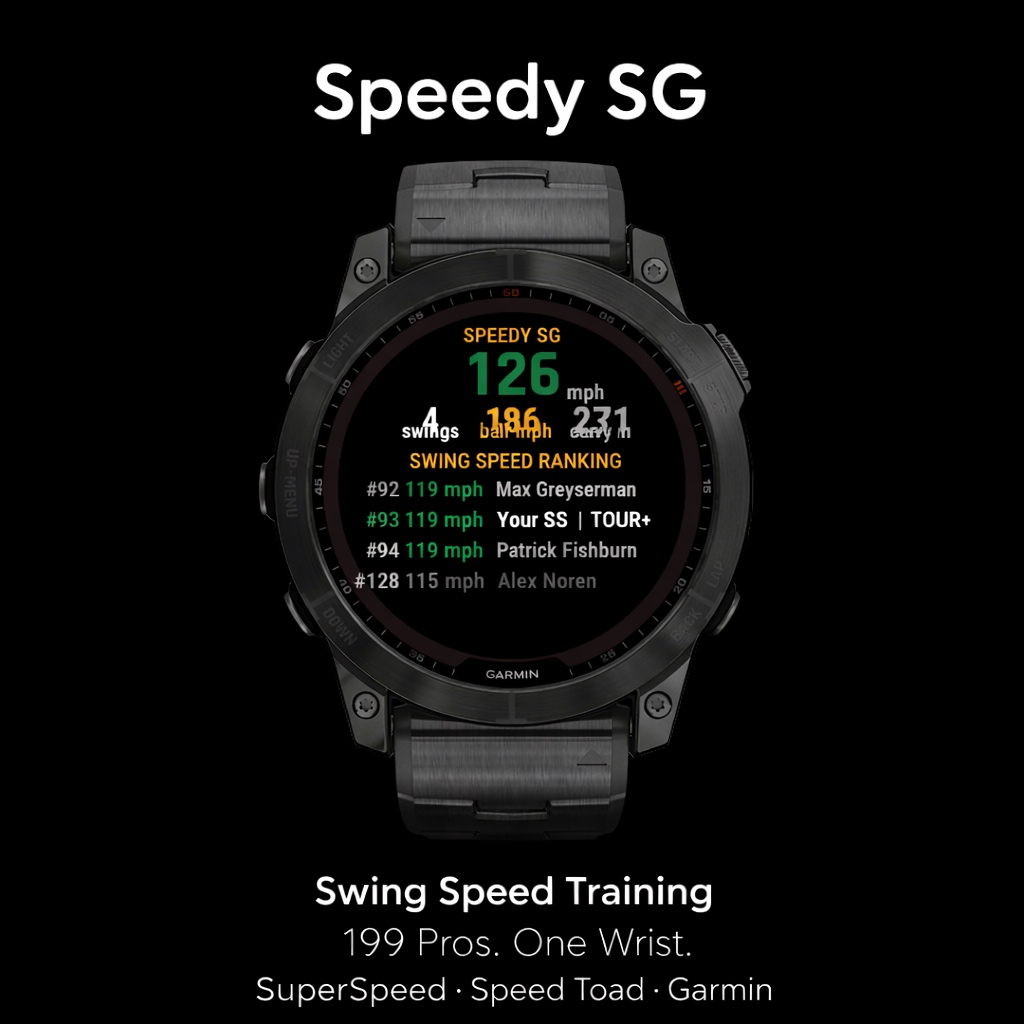 Speedy SG — Swing Speed Training Golf · Screenshot 1