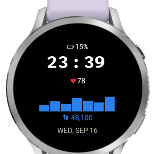 Weekly Steps Bars · Screenshot 1