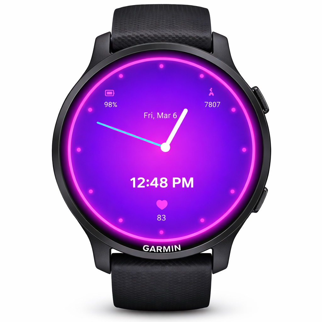Neon Pulse – K-Pop AMOLED Watch Face · Screenshot 1