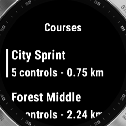 Orienteering Splits · Screenshot 0