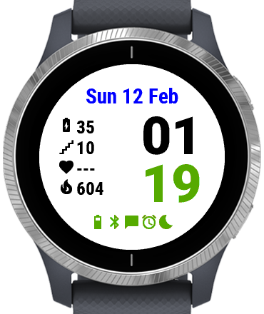 Modern Digital Watch Face · Screenshot 2