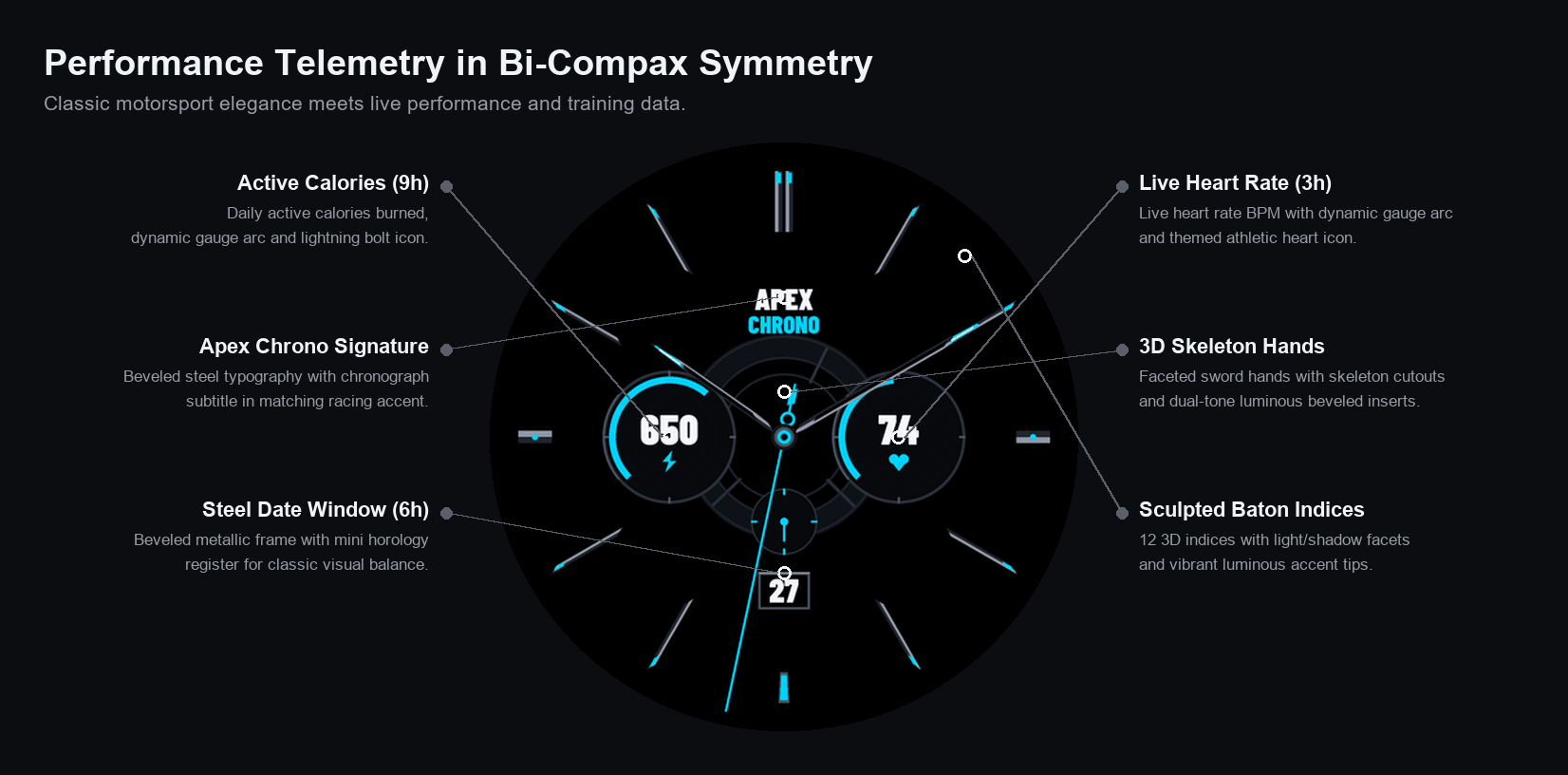 Apex – Analog Sports Chronograph · Screenshot 1