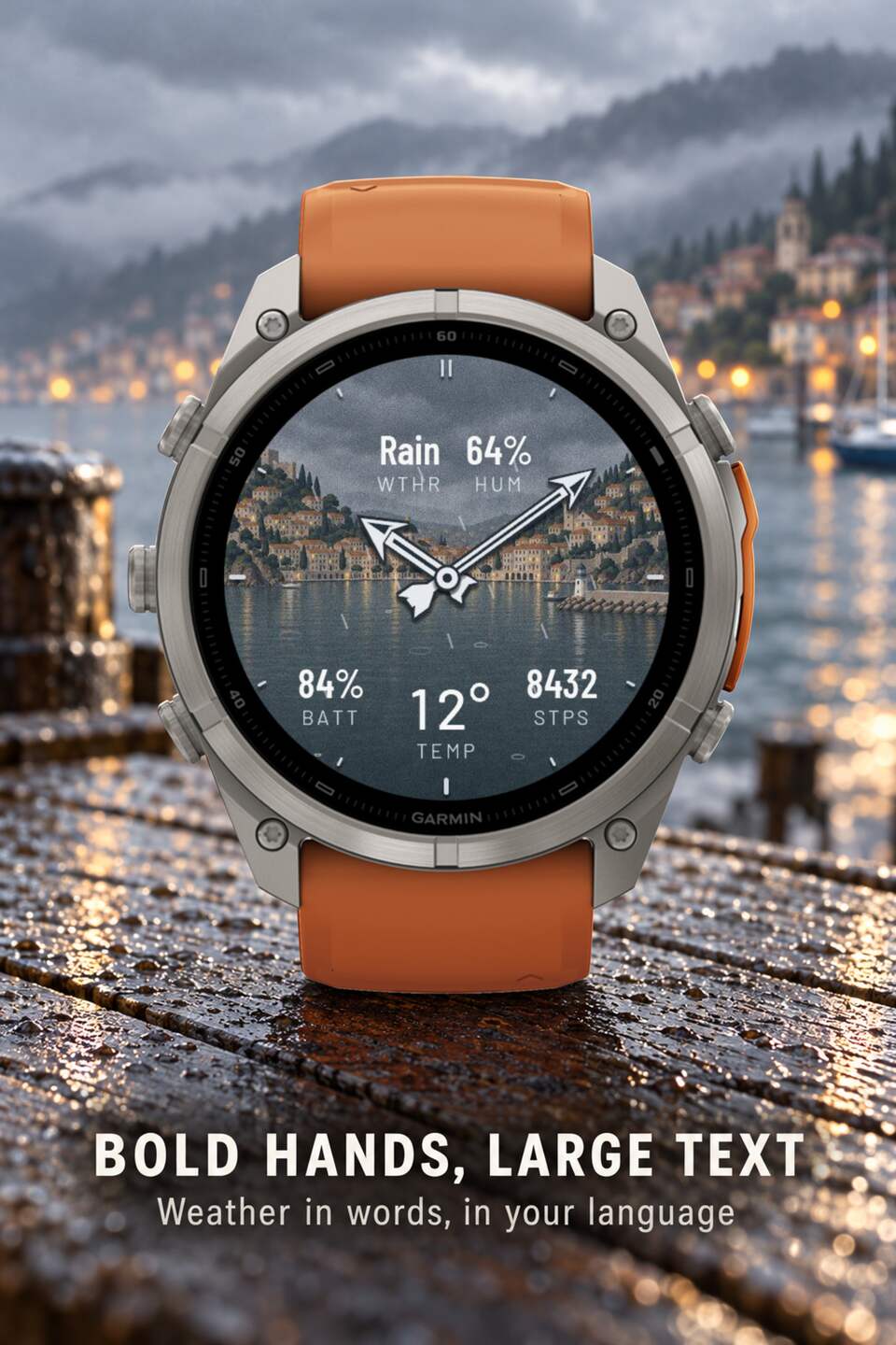 Weather Harbor - Analog Weather Watch Face · Screenshot 4