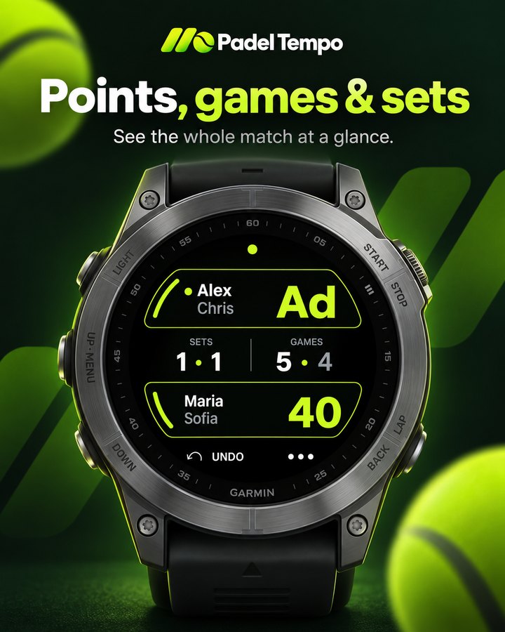 Padel Tempo: Padel Score · Screenshot 2
