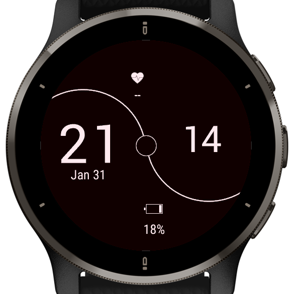 Yin Yang Watch Face · Screenshot 2