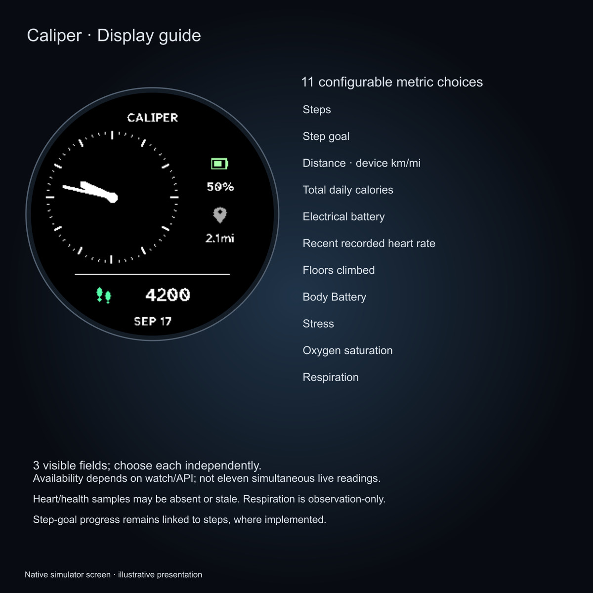 Caliper · Screenshot 2