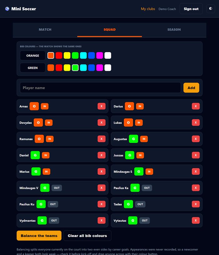 Mini Soccer Pro - Live Football Scoreboard · Screenshot 3