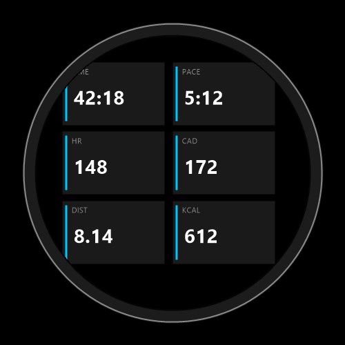 FlexRun Field - 6 Metric Run Dashboard · Screenshot 0