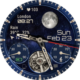 Tourbillon + moon · Screenshot 0