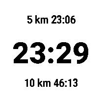 Digital Pace Band - Marathon Splits · Screenshot 1