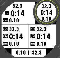 Outdoor fan multi-data field: Multi-altitude · Screenshot 3