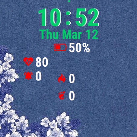 Blue White Floral · Screenshot 1