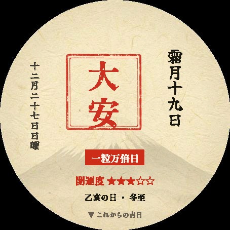 Kichijitsu - Japanese Lucky Day Calendar · Screenshot 0