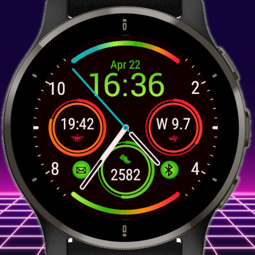 Gradiently Watch Face · Screenshot 2
