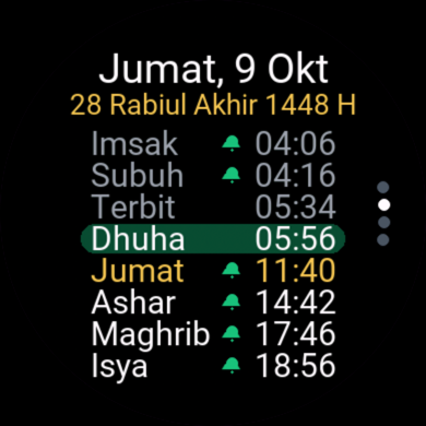 Jadwal Sholat · Screenshot 1