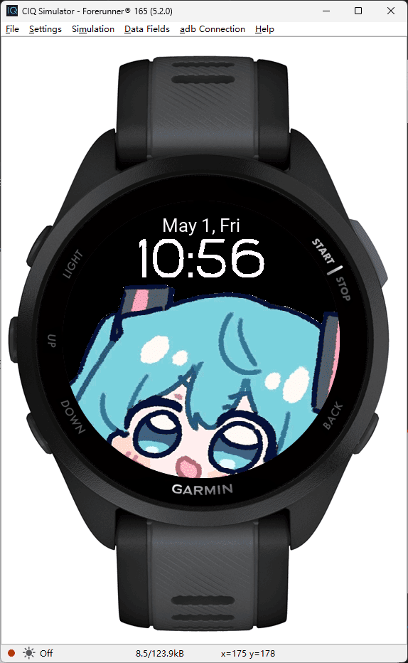 初音未来表盘！MikuWatchFace！ · Screenshot 1