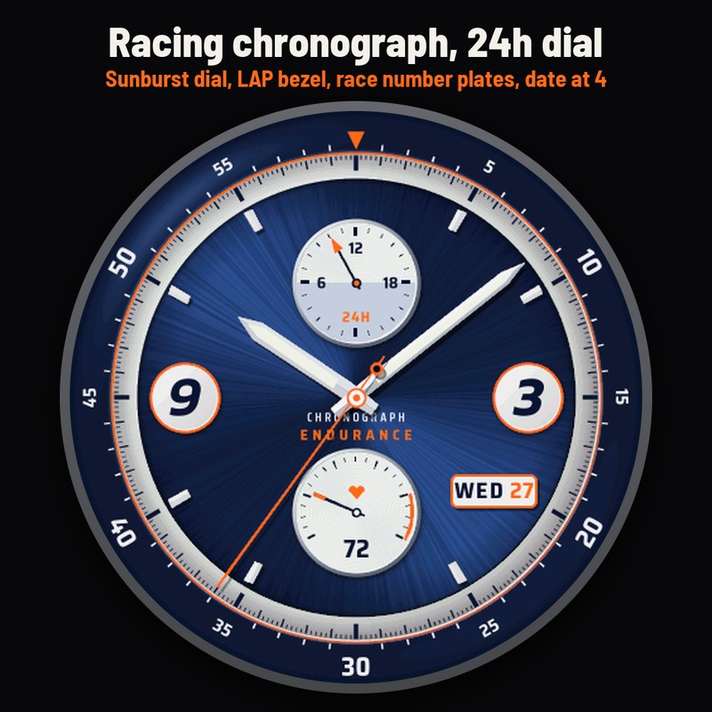 Astra Chrono Endurance Pro – 24h赛车计时码表表盘 · Screenshot 0