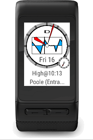 Tide and Heart Graph Analog · Screenshot 2