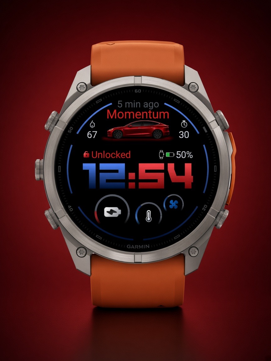Tesla Watch Face · Screenshot 3