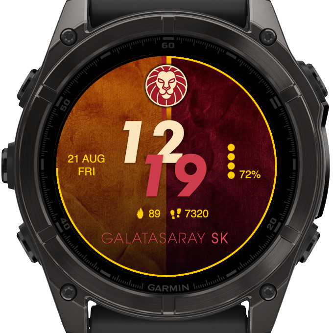 Galatasaray FC Football Soccer Digital Watch Face · Screenshot 1