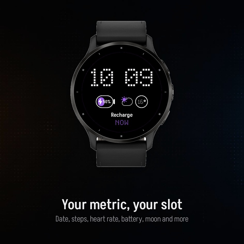 Digital Coach Dot Matrix Watch Face · Screenshot 2