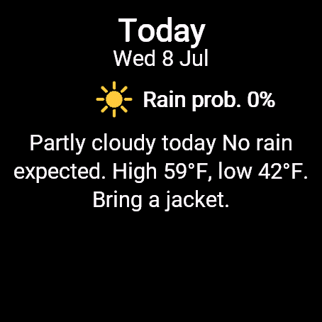 RainPredictor · Screenshot 0