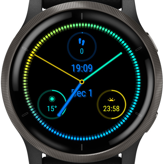 Neon Knights Watch Face · Screenshot 2