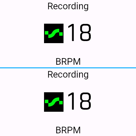 BreezeLabs Tracking – Breathing Rate · Screenshot 1
