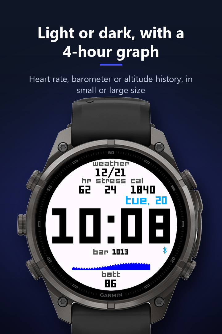 Essence - a clean digital watch · Screenshot 1