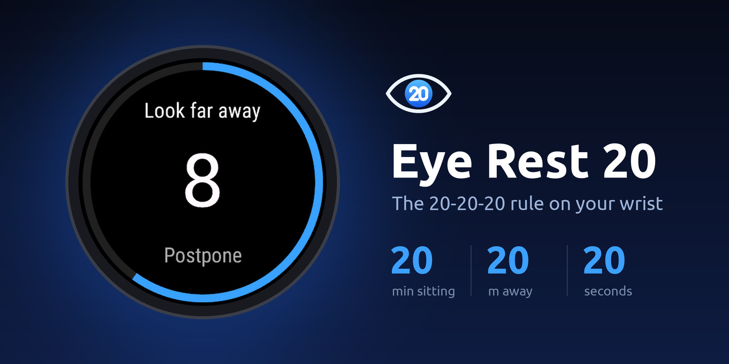 Eye Rest 20 – 20-20-20 Eye Break Reminder · Screenshot 0