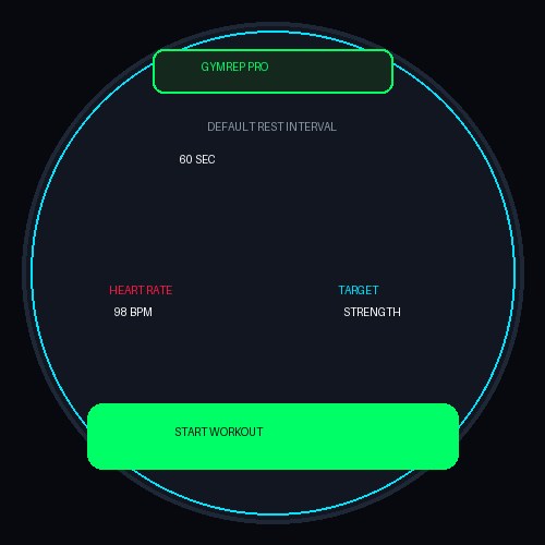 GymRep Pro - Strength & Rest Coach · Screenshot 2