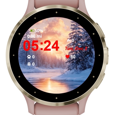 Winter Landscape Lake · Screenshot 0