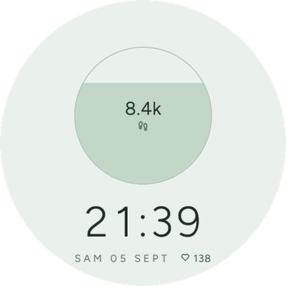 Yeobaek - Minimalist Watch Face · Screenshot 0