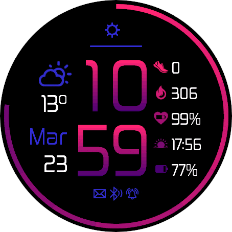 LimeGrid Watch Face · Screenshot 0