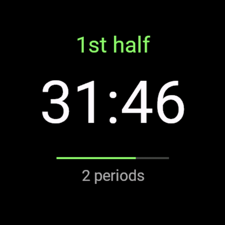 Match Timer - Halves, Quarters, Added Time · Screenshot 0