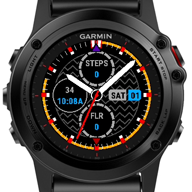 Fenix3 MB watch face screenshot 3
