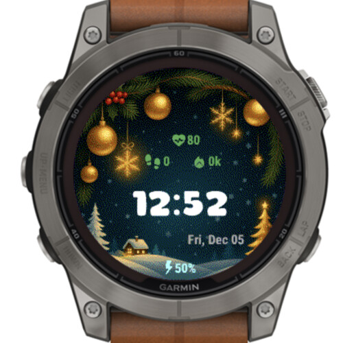Golden Ornaments Christmas Night · Screenshot 0