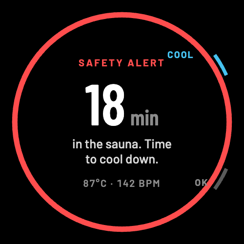 SaunaGray – Sauna Tracker · Screenshot 2