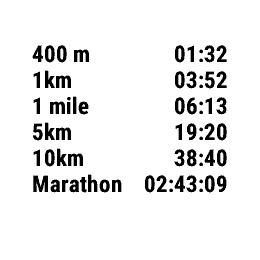 Pace Calculator · Screenshot 2
