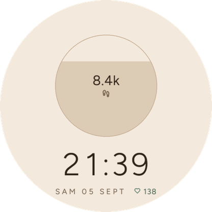 Yeobaek - Minimalist Watch Face · Screenshot 2