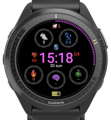 Premium AMOLED Health & Fitness Orchid · Screenshot 0