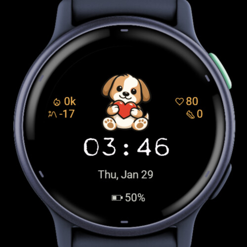 Puppy Love – Valentines Day Watch Face 4