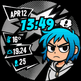 CTRL:TIME Watch Face · Screenshot 0