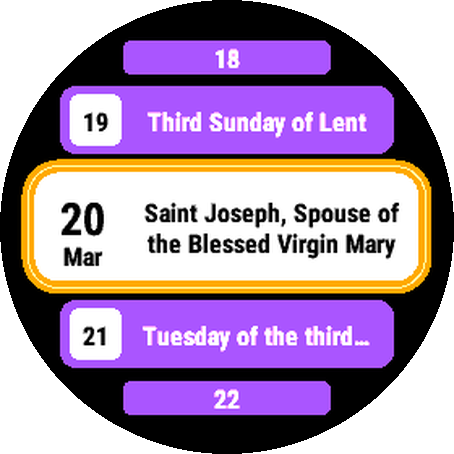Catholic Calendar · Screenshot 1