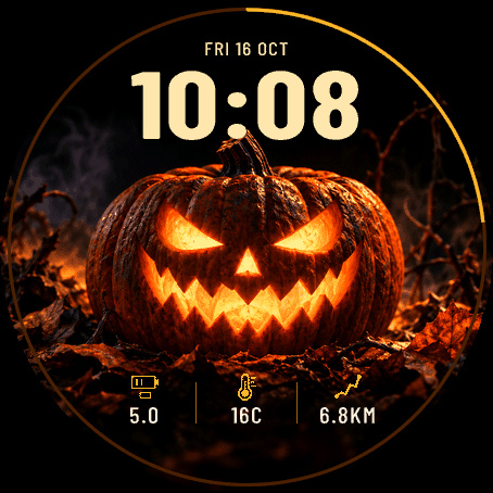 Hollow Lantern - Halloween Watch Face · Screenshot 2