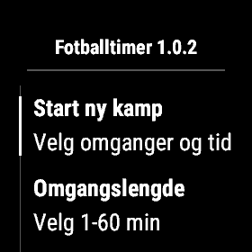 Football Timer · Screenshot 2