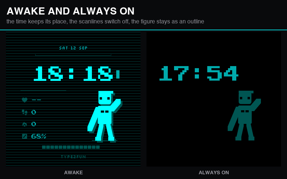 Cathode Elite – Retro CRT Pixel Watch Face · Screenshot 2
