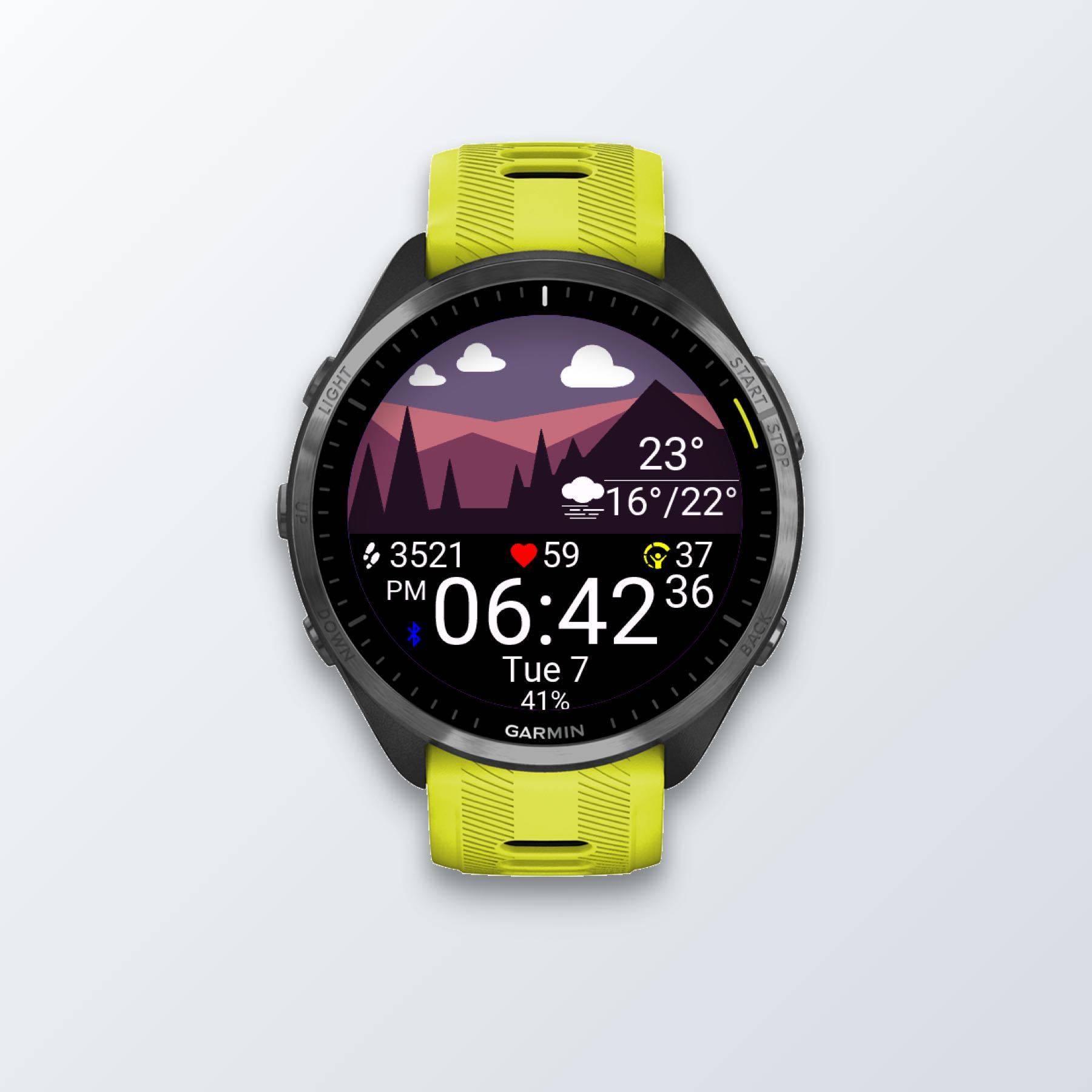 Luminpeak: 优雅意境 AMOLED 表盘 · Screenshot 1