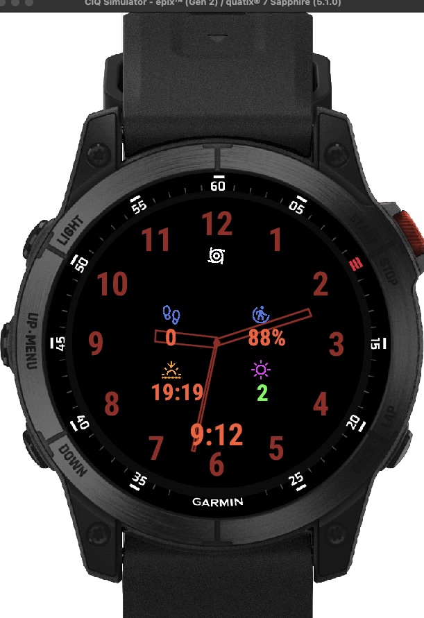 Chroma Weather Watch Face Free · Screenshot 0